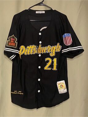 Headgear Classic Negro League 1931-40 Pittsburgh Crawfords #21 Baseball Jersey M